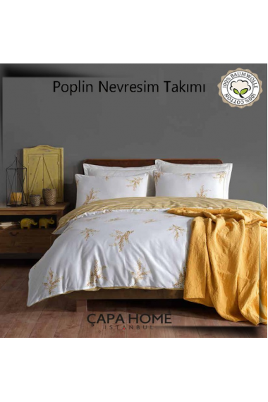 Çapa Home Poplin Nevresim Takımı %100 pamuk